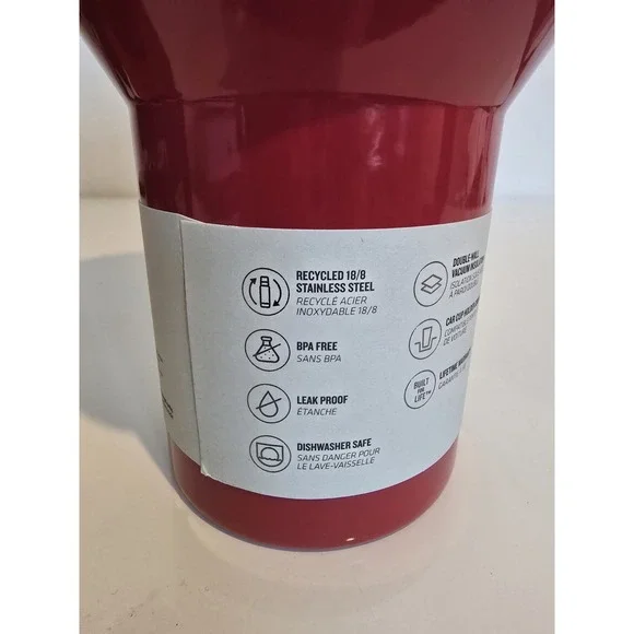 Stanley 40oz Pro Tour Tumbler Holly Berry Gloss Exclusive New - Picture 9 of 15